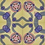 Плитка дизайнерская с узором Дива варинант исполнения - 2 | Loft Concept в Липецке