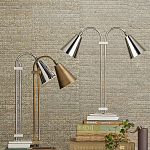 Настольная лампа c двумя поворотными плафонами TwoDirections варинант исполнения - 5 | Loft Concept в Липецке