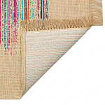 Ковер с геометрическим узором из комбинированного состава Full rhythm варинант исполнения - 4 | Loft Concept в Липецке