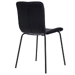 Стул черный с обивкой из велюра Black Archie Chair варинант исполнения - 3 | Loft Concept в Липецке