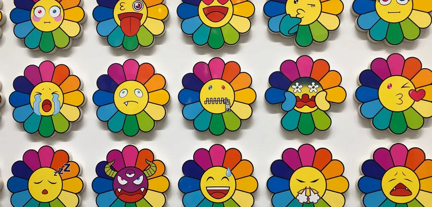 Арт-объекты на стену веселые цветы Takashi Murakami flower Арт-объекты на стену веселые цветы Takashi Murakami flower - Loft-Concept в Липецке