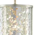 Подвесной светильник в форме цилиндра Speckled Mirror Plates варинант исполнения - 1 | Loft Concept в Липецке