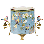 Фарфоровое кашпо с птицами Eden Garden варинант исполнения - 1 | Loft Concept в Липецке