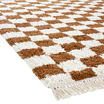 Ковер с шахматным принтом Chess Layout с эффектом шерсти варинант исполнения - 4 | Loft Concept в Липецке