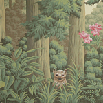 Обои ручная роспись Redwoods Sequoia colourway on Aurore scenic paper варинант исполнения - 1 | Loft Concept в Липецке