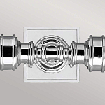 Бра для ванных комнат горизонтальное с двумя матовыми стеклянными цилиндическими плафонами Feiss варинант исполнения - 2 | Loft Concept в Липецке