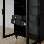 Дизайнерский шкаф витрина Elsa Dreams Black с 4-мя ящиками варинант исполнения - 8 | Loft Concept в Липецке