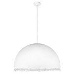 Подвесной светильник в форме купола белого цвета с ажурной бахромой Tactile Line варинант исполнения - 2 | Loft Concept в Липецке