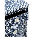 Комод инкрустация костью ORIENTAL Indian синий орнамент варинант исполнения - 6 | Loft Concept в Липецке