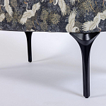 Банкетка с принтом из журавлей Crane варинант исполнения - 4 | Loft Concept в Липецке