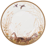Чайная пара из фарфора с изображением утки и лисы 300 мл Hunting Porcelain Collection варинант исполнения - 2 | Loft Concept в Липецке