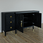 Большой Комод-буфет Elsa Dreams Black с ящиками варинант исполнения - 5 | Loft Concept в Липецке