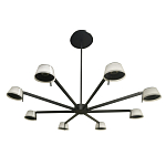 Люстра черного цвета на штанге Noir Supernova варинант исполнения - 4 | Loft Concept в Липецке