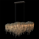 Люстра подвесная с металлическими дугами и длинными цепочками 115 см Atlantis Chain варинант исполнения - 10 | Loft Concept в Липецке