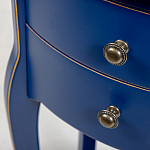 Синяя тумба на фигурных ножках Shelby варинант исполнения - 6 | Loft Concept в Липецке