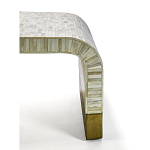 Стол журнальный Белый  BONE INLAY SIDE TABLE-Cream варинант исполнения - 3 | Loft Concept в Липецке