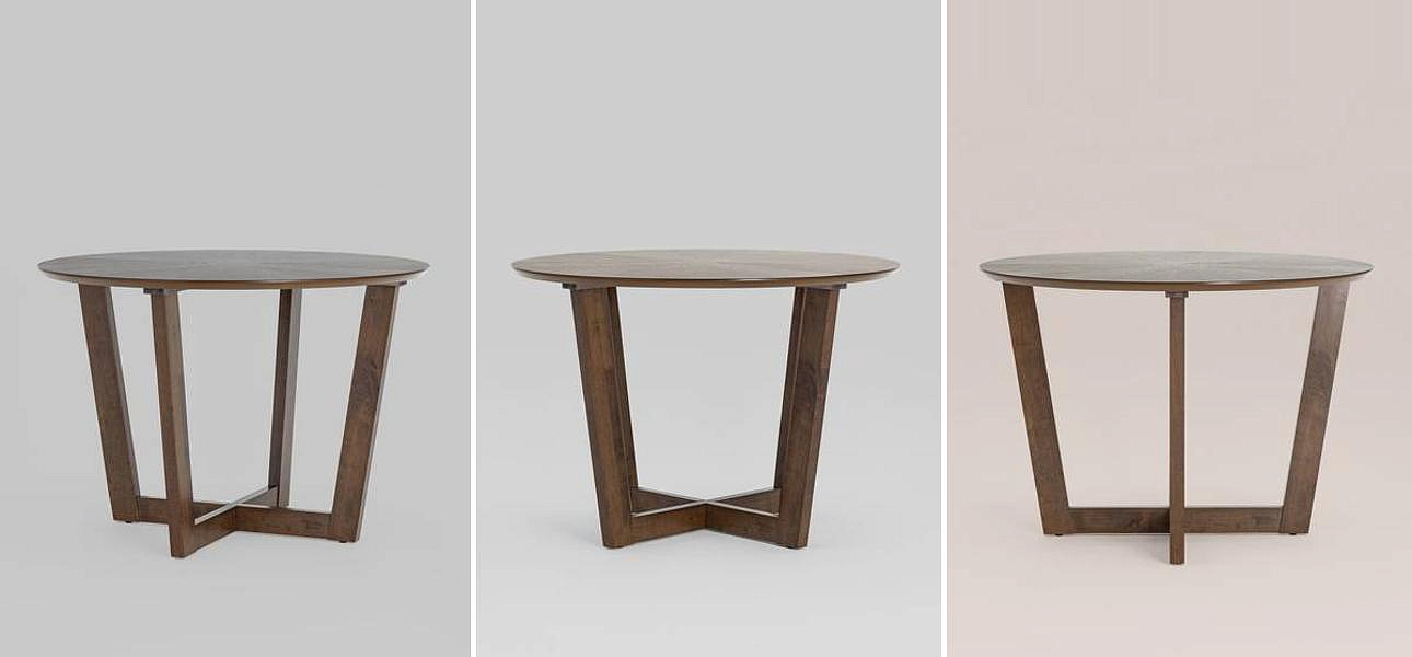 Стол обеденный круглый Wooden Table Round Стол обеденный круглый Wooden Table Round - Loft-Concept в Липецке