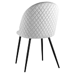 Мягкий стул в сером велюре Miruna Chair варинант исполнения - 4 | Loft Concept в Липецке