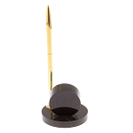 Часы настольные с ручкой из натурального камня Stone Clock варинант исполнения - 3 | Loft Concept в Липецке