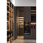 Кухонный гарнитур из красного мрамора и дерева VVD Dada Engenereed Kitchen варинант исполнения - 5 | Loft Concept в Липецке