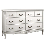 Комод белый из массива бука в стиле прованс White Provence варинант исполнения - 1 | Loft Concept в Липецке