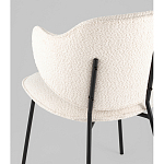 Стул Bellamy букле молочный варинант исполнения - 3 | Loft Concept в Липецке