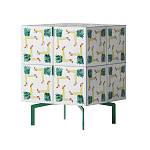 Тумба  с рисунком ShortT Pina Colada Green варинант исполнения - 2 | Loft Concept в Липецке