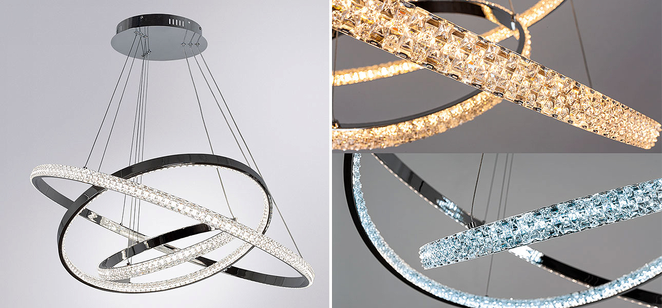 Люстра дизайнерская Silver Rings of Venus Люстра дизайнерская Silver Rings of Venus - Loft-Concept в Липецке
