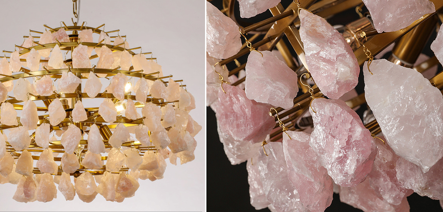 Hardis Pink stone Chandelier 65 Hardis Pink stone Chandelier 65 - Loft-Concept в Липецке