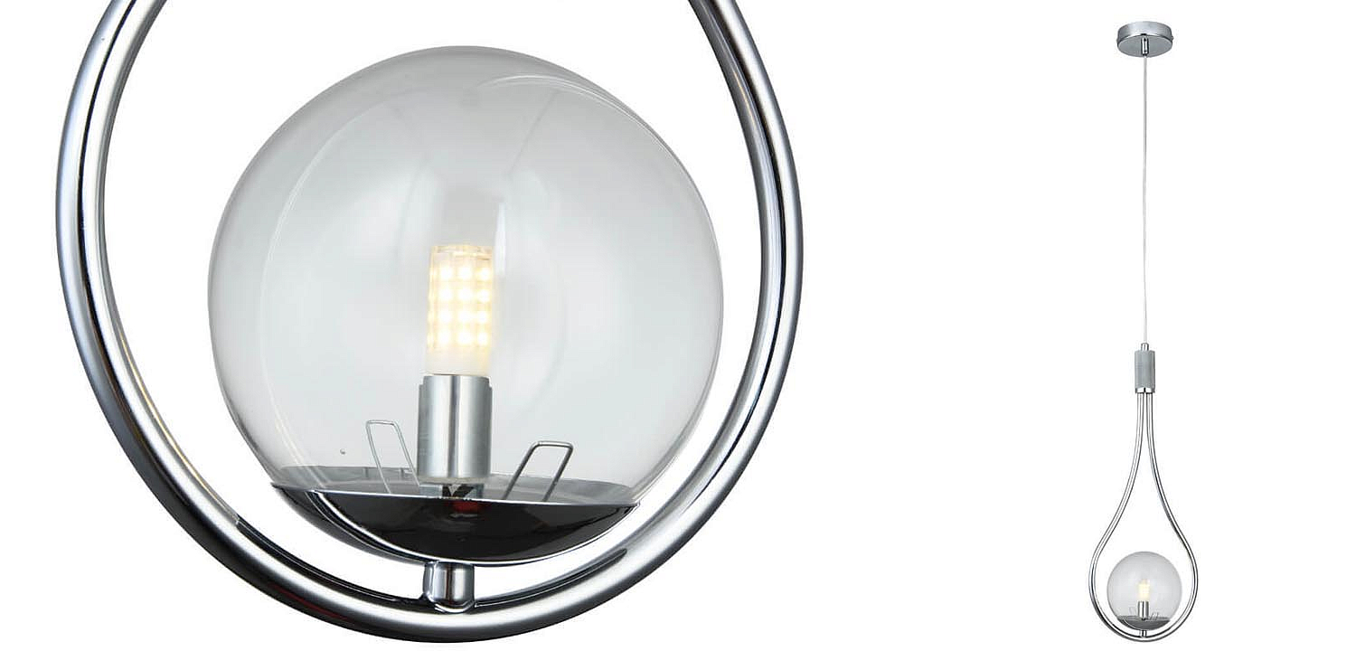 Подвесной светильник B.LUX C Ball drop chrome Подвесной светильник B.LUX C Ball drop chrome - Loft-Concept в Липецке