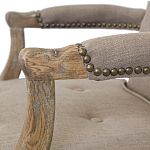 Кресло Aubrey Classical Armchair brown flax варинант исполнения - 4 | Loft Concept в Липецке