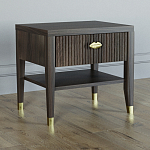 Прикроватная тумбочка с ящиком Elsa Dreams Walnut варинант исполнения - 1 | Loft Concept в Липецке