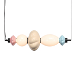 Подвесной светильник фигруный с керамическими элементами 18W LED Fragrant Light варинант исполнения - 2 | Loft Concept в Липецке