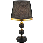 Настольная лампа с абажуром Altera Lampshade Black Gold Table Lamp варинант исполнения - 1 | Loft Concept в Липецке