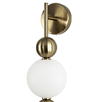 Бра с плафонами шарами из акрила и металла Crystal Globule Spheres Wall Lamp варинант исполнения - 2 | Loft Concept в Липецке