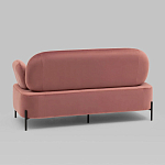 Диван в велюровой обивке цвета пыльная роза COLOR BLOCK варинант исполнения - 4 | Loft Concept в Липецке