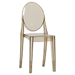 Прозрачный стул с янтарным оттенком LOUIS GHOST CHAIR варинант исполнения - 1 | Loft Concept в Липецке