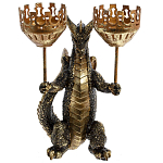 Подсвечник в виде дракона Dragon with Two Candlesticks варинант исполнения - 9 | Loft Concept в Липецке