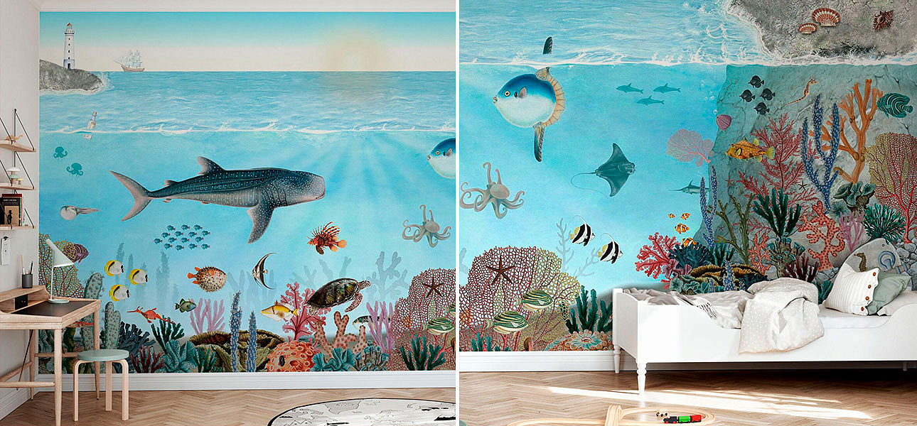 Обои ручная роспись Ocean Lookbook Обои ручная роспись Ocean Lookbook - Loft-Concept в Липецке