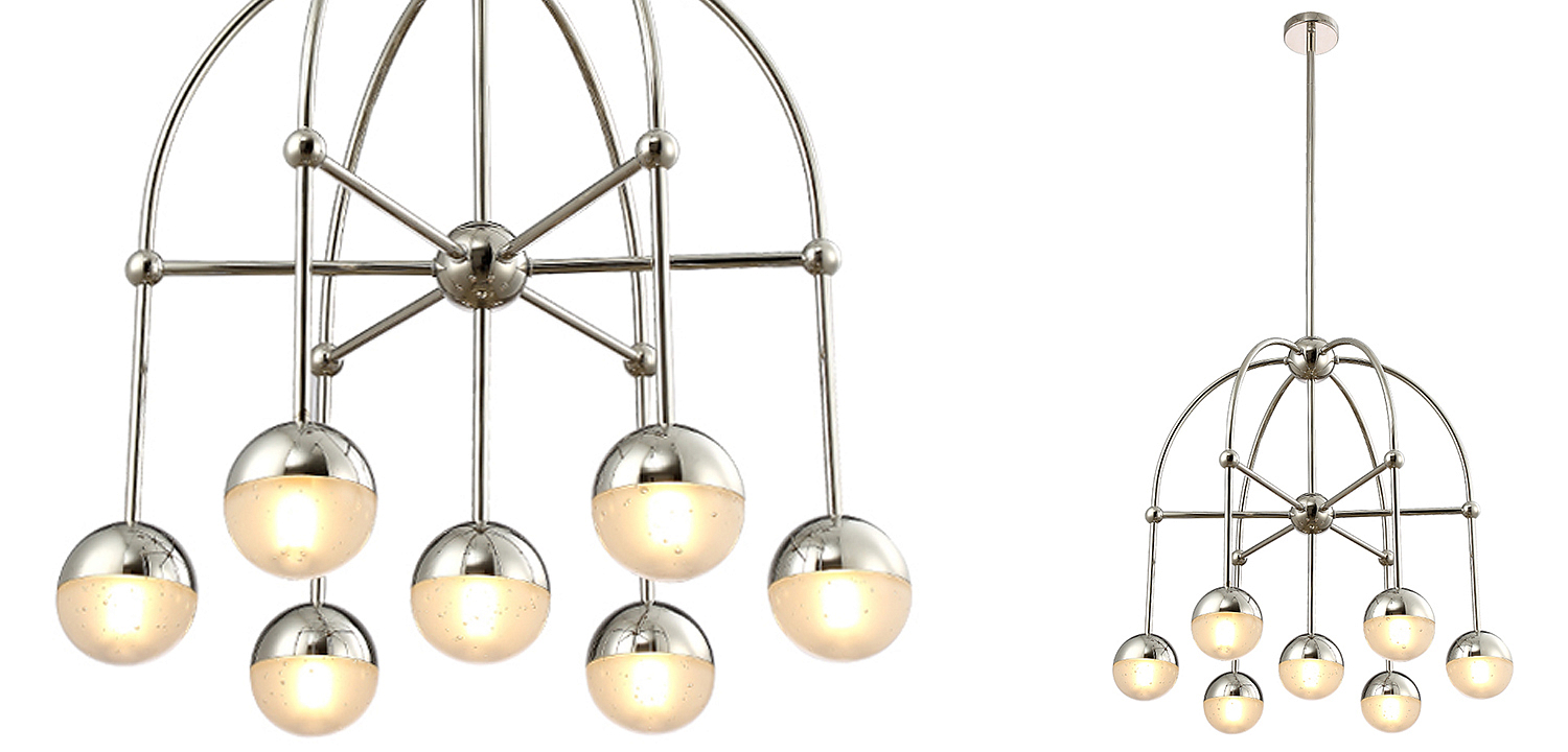 Люстра Heidy Chrome Chandelier 7 Люстра Heidy Chrome Chandelier 7 - Loft-Concept в Липецке