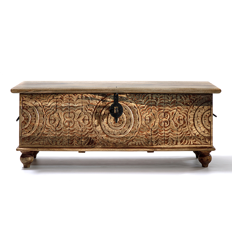 Сундук из массива манго Натуральный цвет Коричневый в Липецке | Loft Concept 