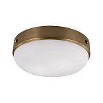 Потолочный светильник круглой формы с белым выпуклым матовым плафоном Feiss варинант исполнения - 1 | Loft Concept в Липецке