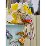 Ваза с птичкой из фарфора с бронзовыми элементами Garden of Eden варинант исполнения - 9 | Loft Concept в Липецке