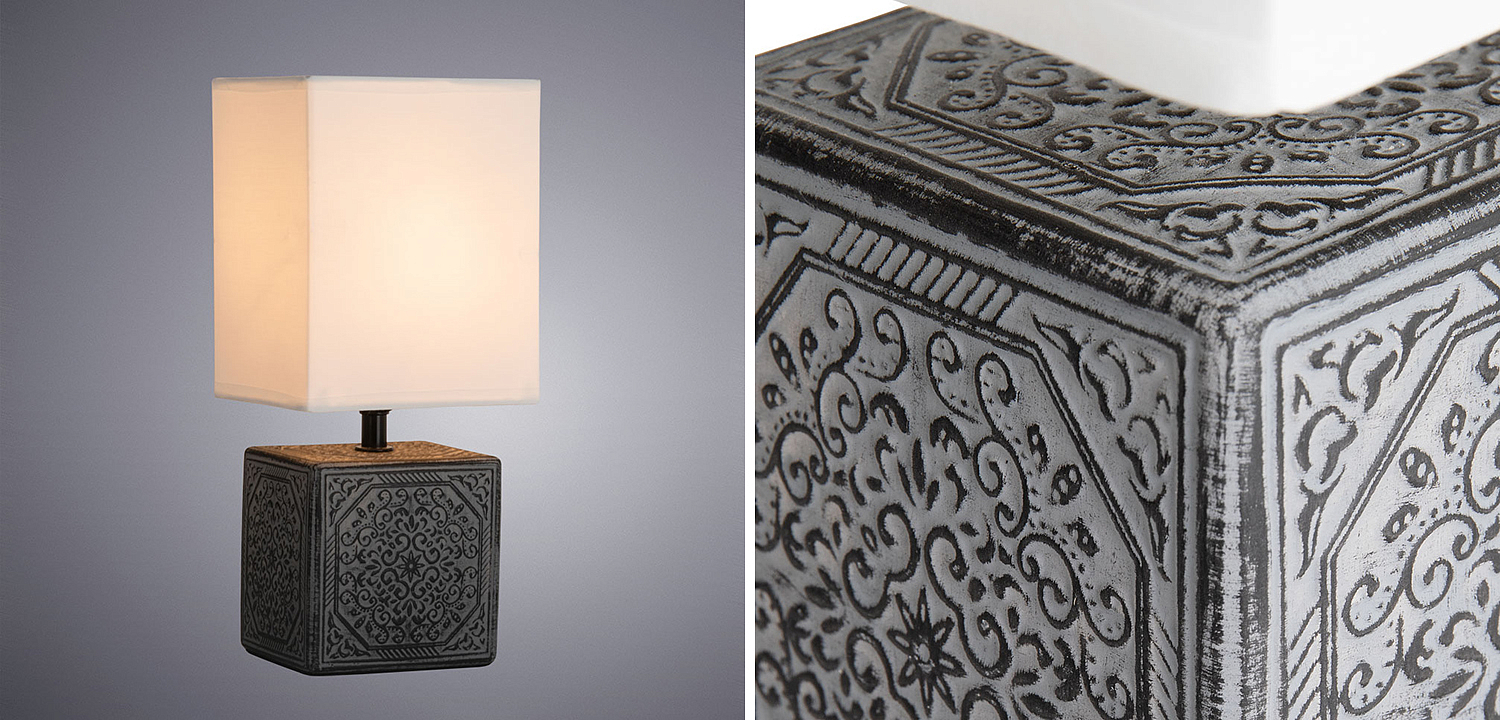 Настольная лампа Lazio Black Table Lamp Настольная лампа Lazio Black Table Lamp - Loft-Concept в Липецке