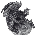 Декоративная статуэтка Дракон Silver Dragon Statuette варинант исполнения - 1 | Loft Concept в Липецке