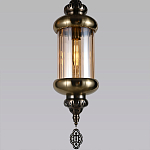 Подвесной светильник с янтарным стеклянным плафоном Amber Queen варинант исполнения - 3 | Loft Concept в Липецке