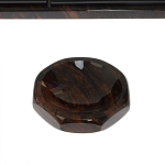 Настольный письменный набор с часами из природного камня обсидиана  Gift for Manager варинант исполнения - 6 | Loft Concept в Липецке