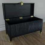 Большой дизайнерский Сундук Elsa Dreams Black варинант исполнения - 2 | Loft Concept в Липецке