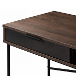 Стол рабочий в стиле лофт с ящиком и нишей для хранения Urban Style Space 2 варинант исполнения - 3 | Loft Concept в Липецке