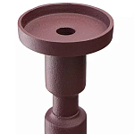 Подсвечник фигурный сливовый Bright Accent 35 см варинант исполнения - 2 | Loft Concept в Липецке